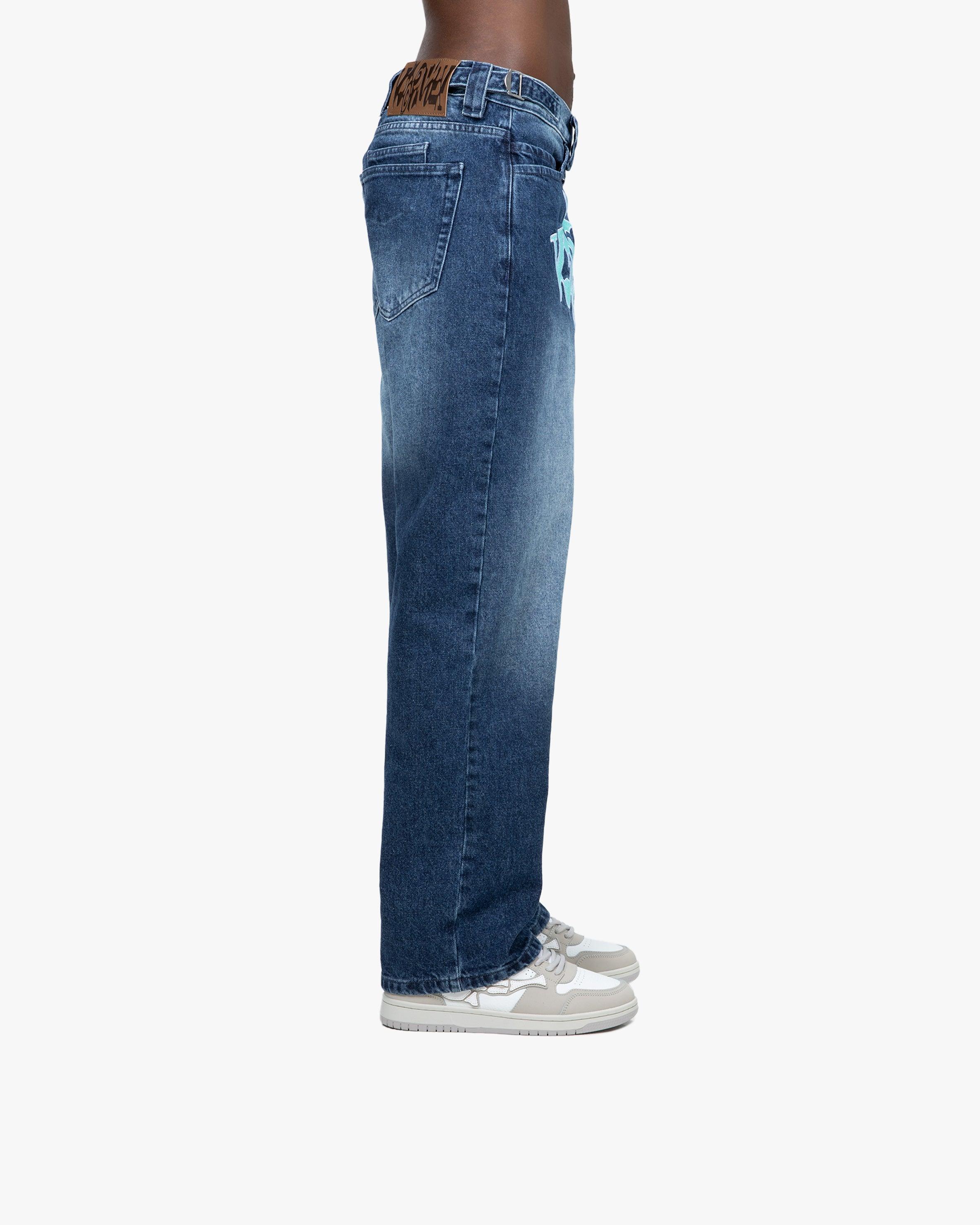 HAVOC DENIM DARK BLUE / TURQUOISE