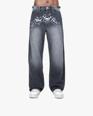 OUTLINED MIRAGE DENIM GREY / WHITE
