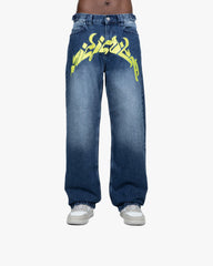 MIRAGE DENIM DARK BLUE / YELLOW