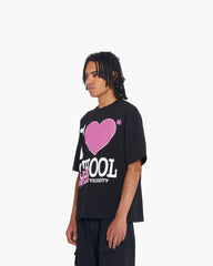 I LOVE SCHOOL TEE BLACK