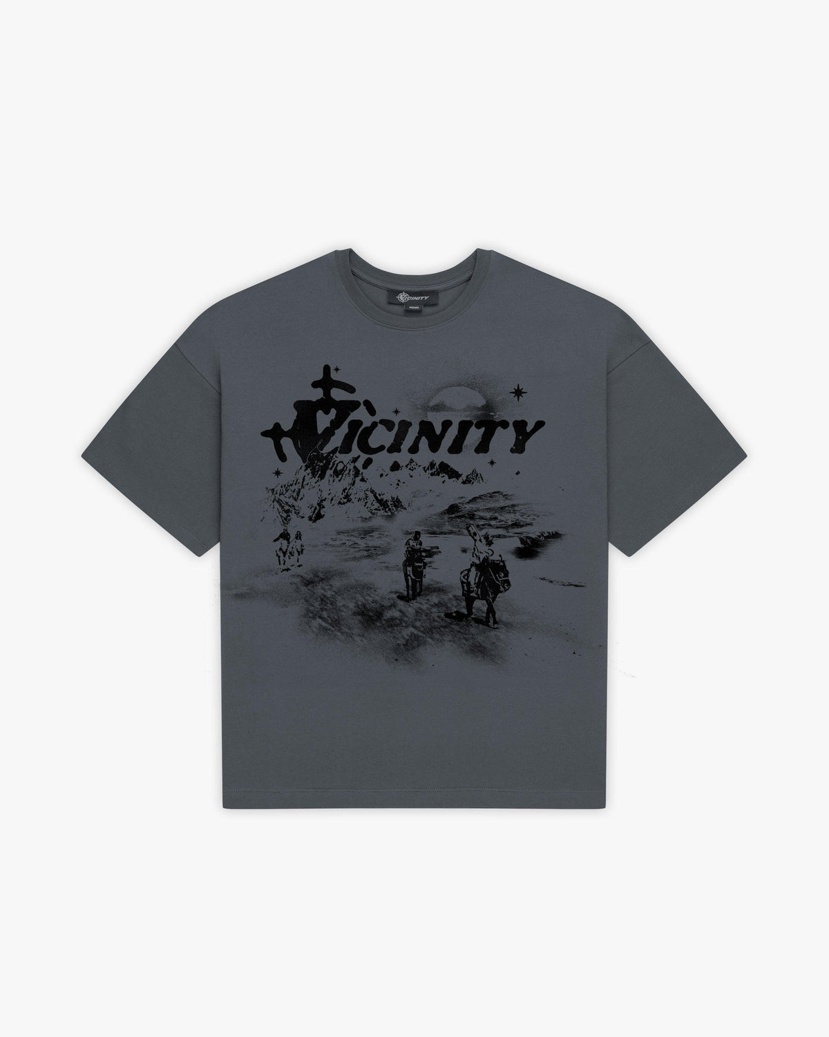 HIDDEN HILLS TEE DARK GREY