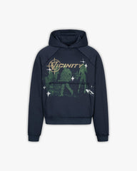 BINARY INSIDEOUT HOODIE NAVY BLUE